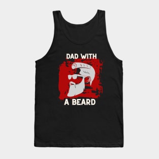 dad with a beard. Tank Top